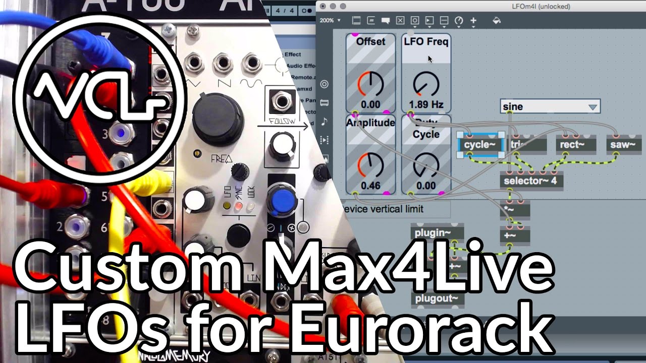 Custom Max for Live LFO Device For Eurorack