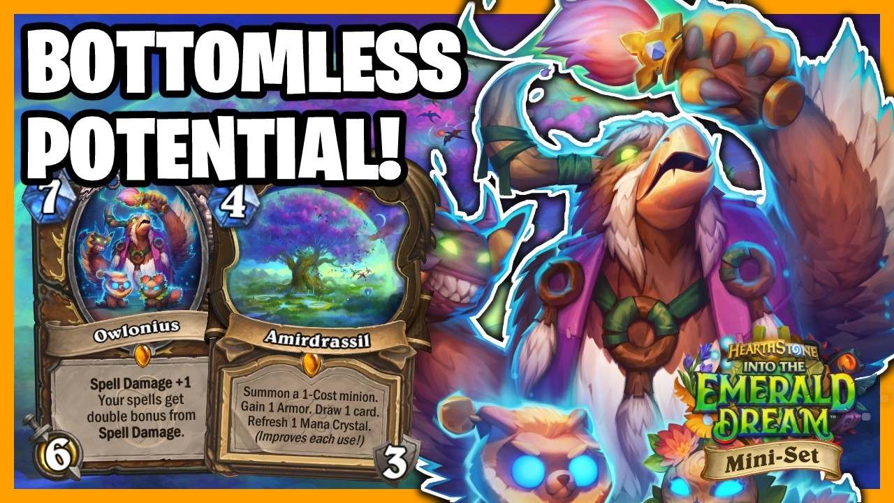 Amirdrassil Making WAVES in Owl Druid! Emerald Dream Mini set Hearthstone Druid Deck