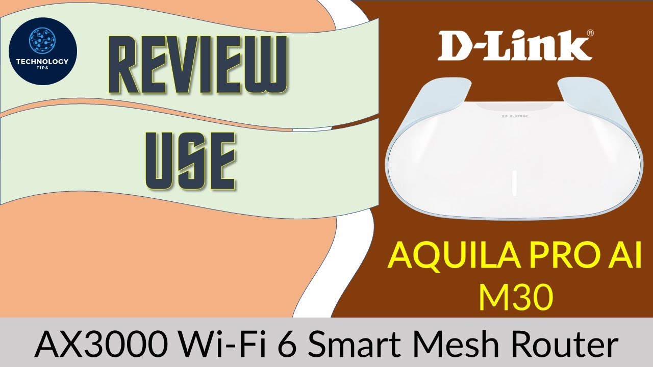Маршрутизатор D-Link Aquila Pro AI M30 AX3000 Wifi 6 Mesh: обзор, распаковка, настройка и использ...