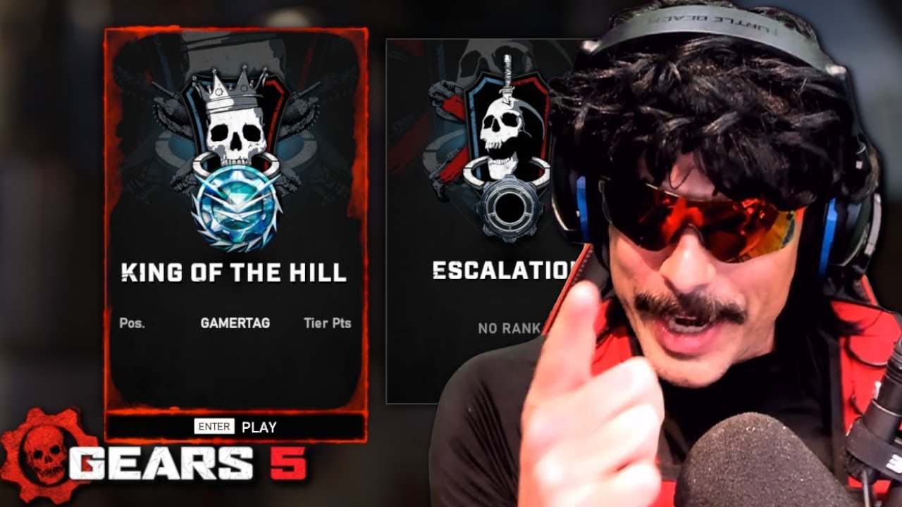 DrDisrespect's First Rank Game on GEARS 5 | Best Doc Moments (9/16/19)