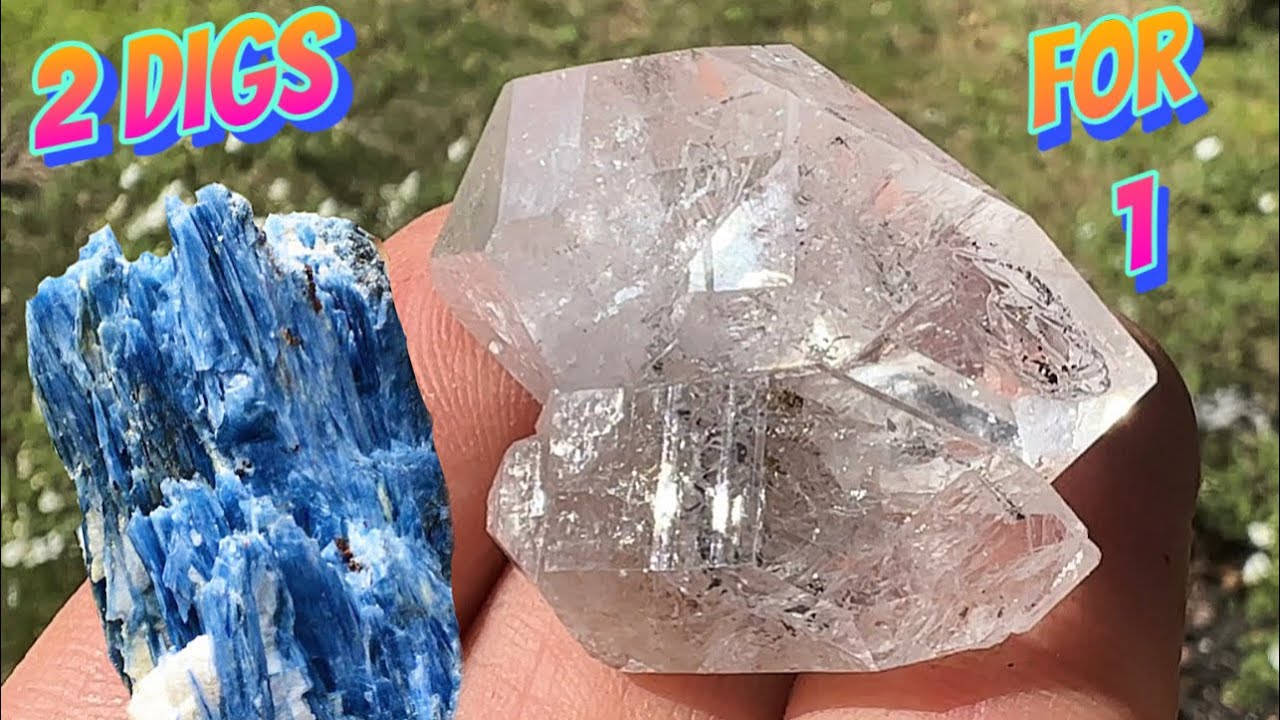 Охота за драгоценными камнями: алмазные кристаллы Херкимера и синий кианит