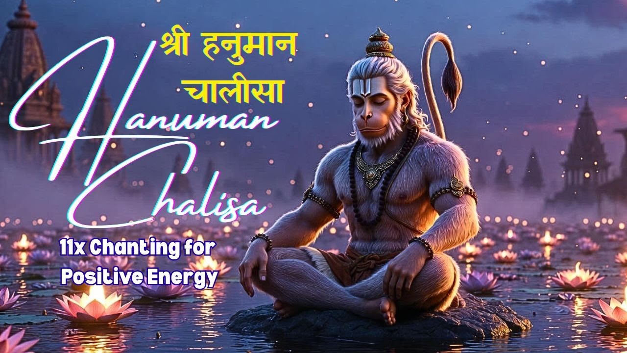 Hanuman Chalisa for Healing & Inner Peace | श्री हनुमान चालीसा | 11x Chanting for Positive Energy