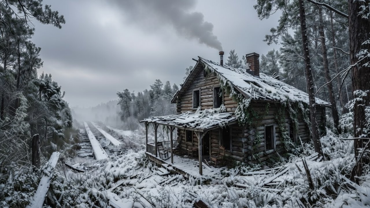 After the Flash: Snowbound Cabin – Post-Apocalyptic Dark Ambient | Micro-Nova Aftermath Sleep Music