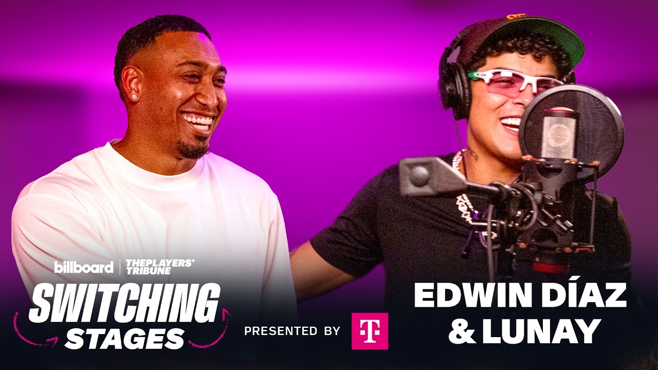 Lunay Teaches Dodger Pitcher Edwin Díaz How to Rap | Switching Stages