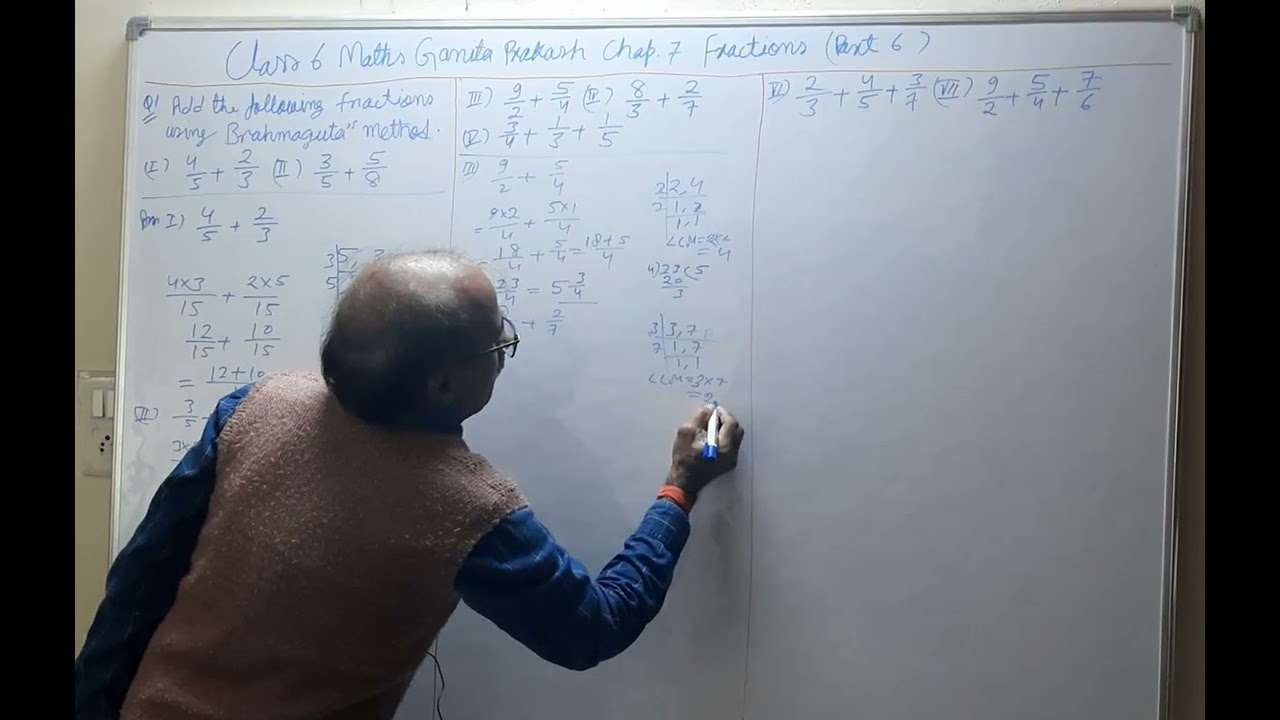 Class 6 Maths Ganita Prakash Chapter 7 Fractions (  Part 6 )