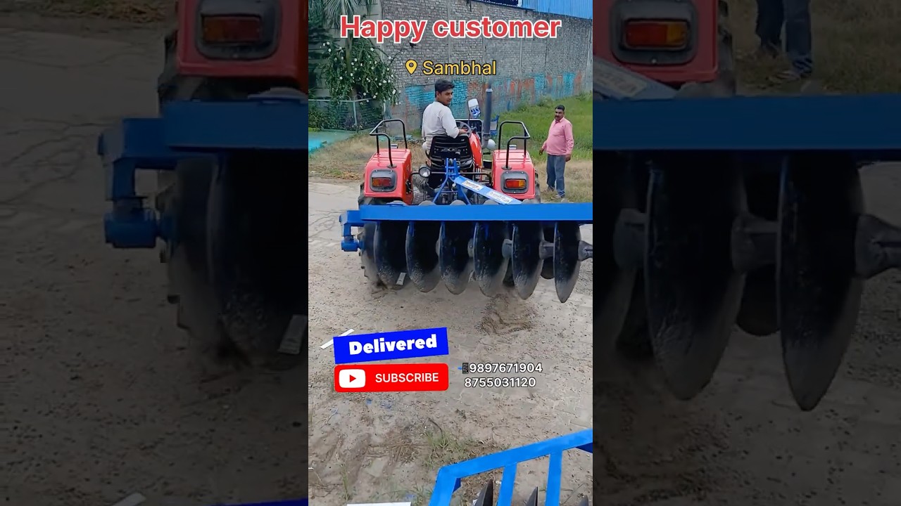 16 disc harrow#agriculture#farming#farmequipment#farmer#shorts#ytshorts