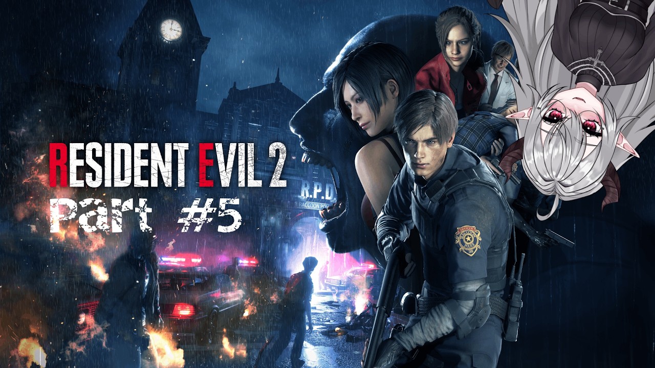 (Resident Evil 2)(Part 5 ) Let's escape the parking garage!