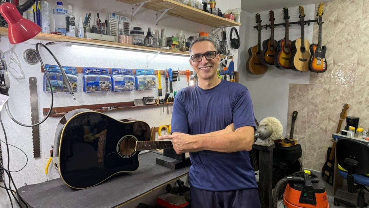 POLIMENTO GERAL EM VIOLÃO ASHLAND BY CRAFTER