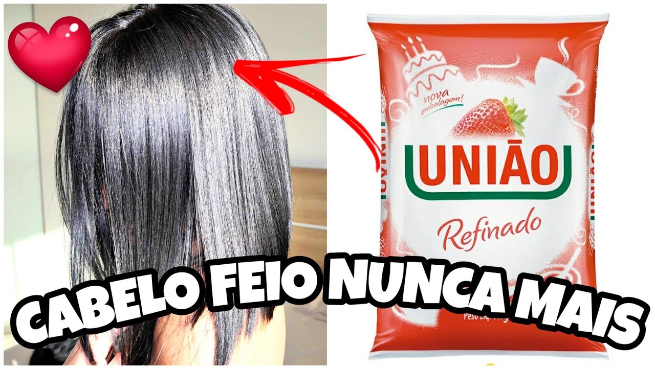 HIDRATAÇÃO COM AÇÚCAR UM VERDADEIRO MILAGRE PARA SEU CABELO 😱