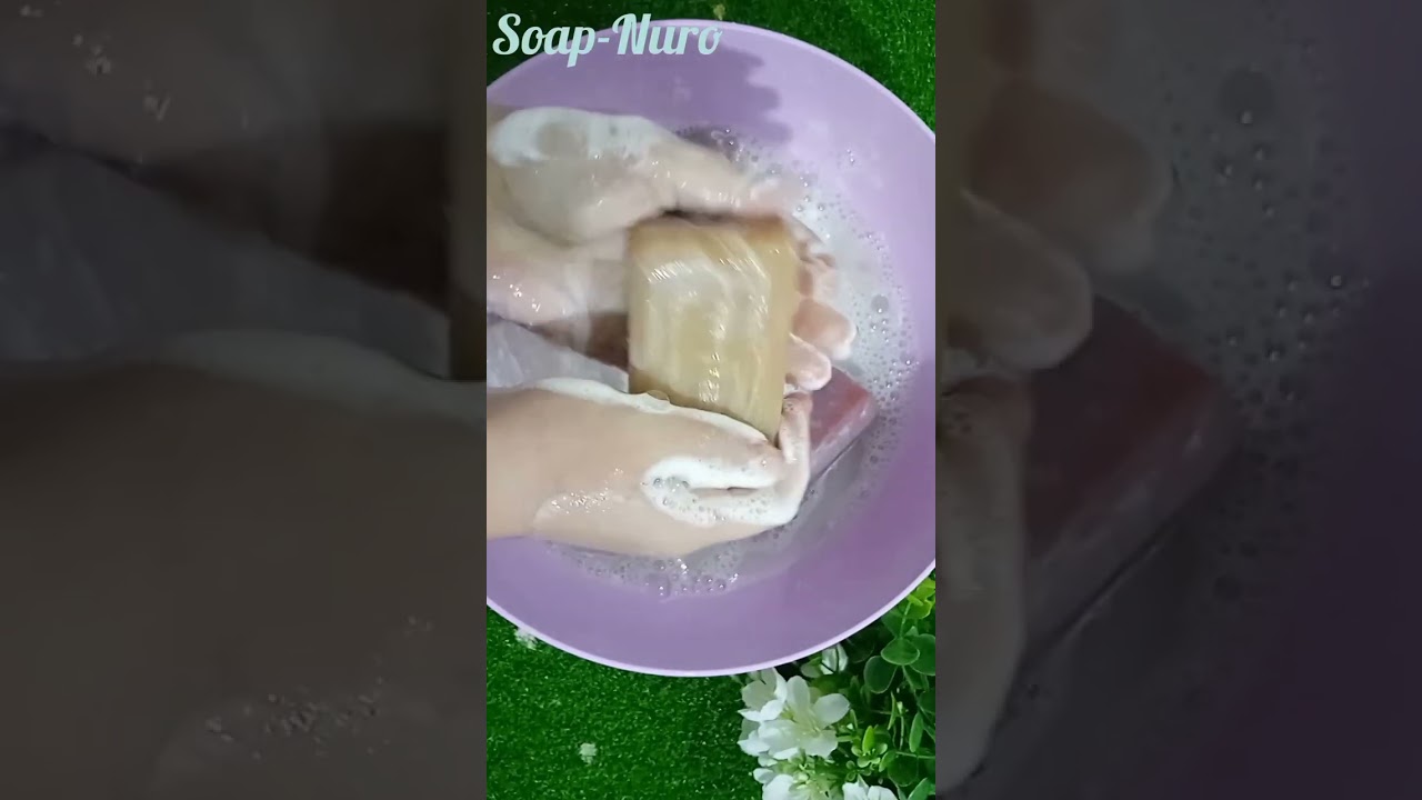 Soaping soaps / relaxing / ASMR / foaming 