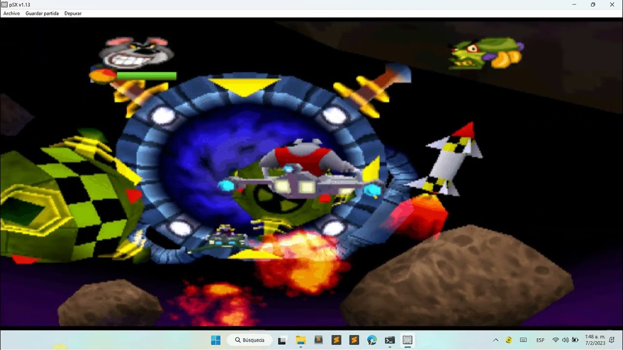 Crash Bash - Oxide Ride (first try win)