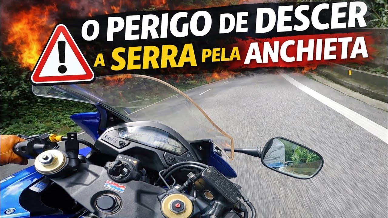 DESCI A SERRA DA ANCHIETA  DE CBR600f 🔥 #moto #explore #gopro #motovlog #viral #fy #fypage #fyp #sp 