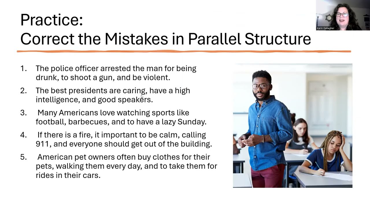 Parallel Structure or Parallelism
