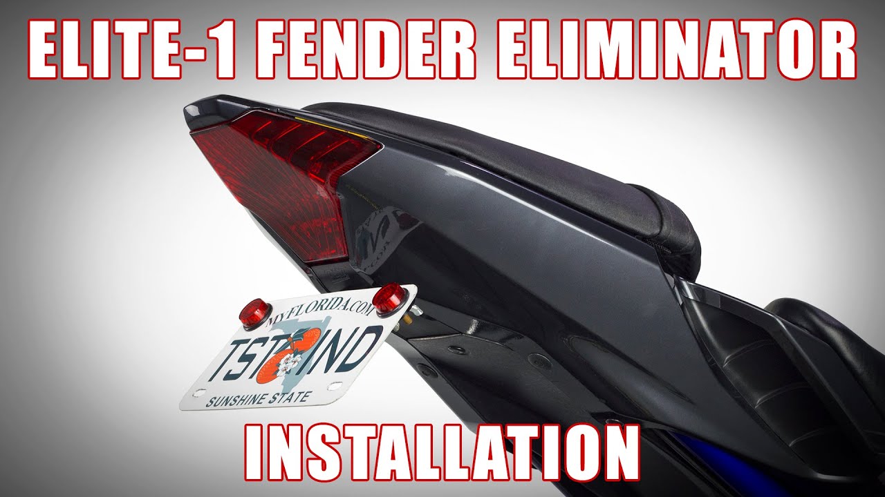 How to install Elite-1 Fender Eliminator on a 2015+ Yamaha FZ-07 by TST Industries