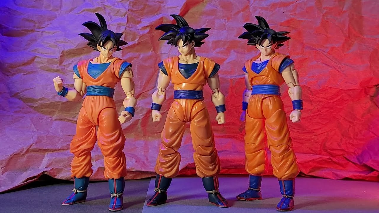 Evolution of SHF Goku Body 1.0 vs 2.0, 3.0 Comparison Part 1