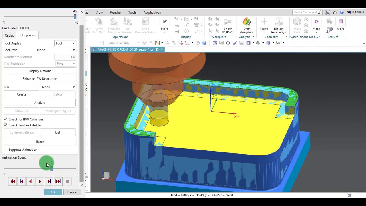 Creacion de desbaste de caras y pared con NX CAD CAM