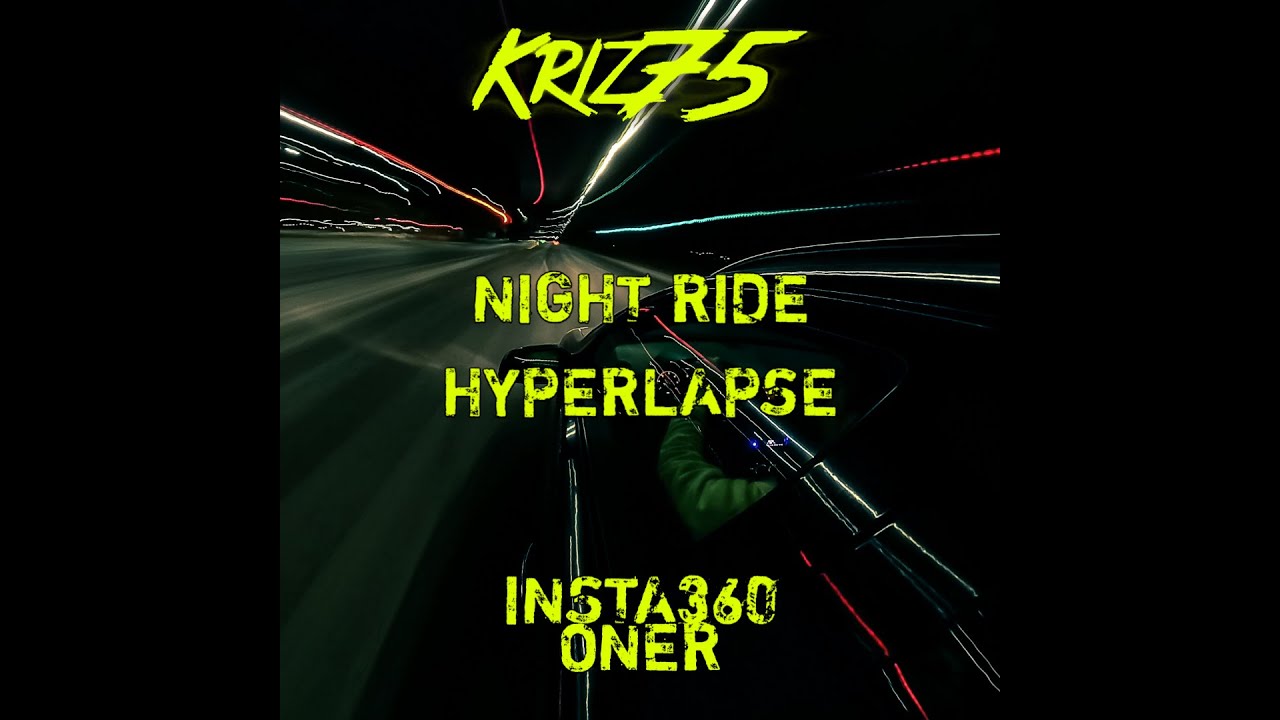 NIGHT RIDE | Hyperlapse Insta360 ONE R | #Shorts