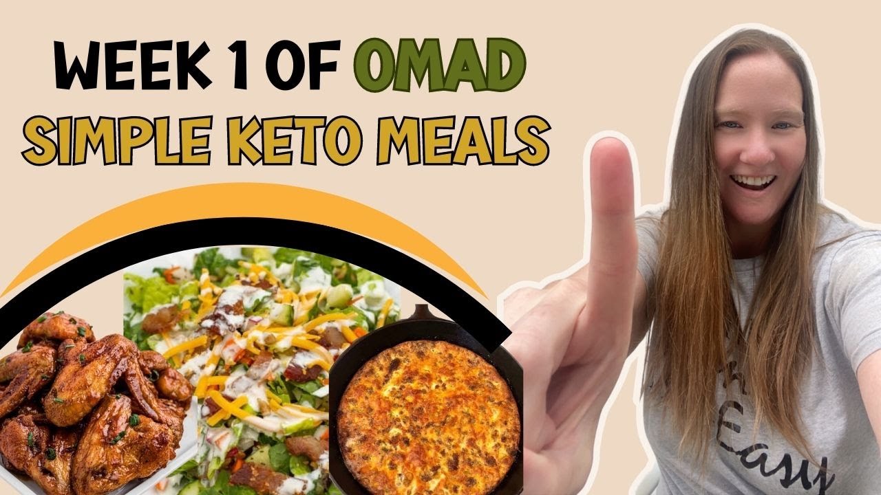 Week 1 of OMAD | Simple Keto Meals | What I eat on OMAD | Dirty Keto Meals and Recipes