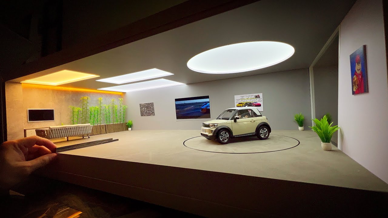 How to Assemble a Luxurious 1/18 Car Showroom Diorama