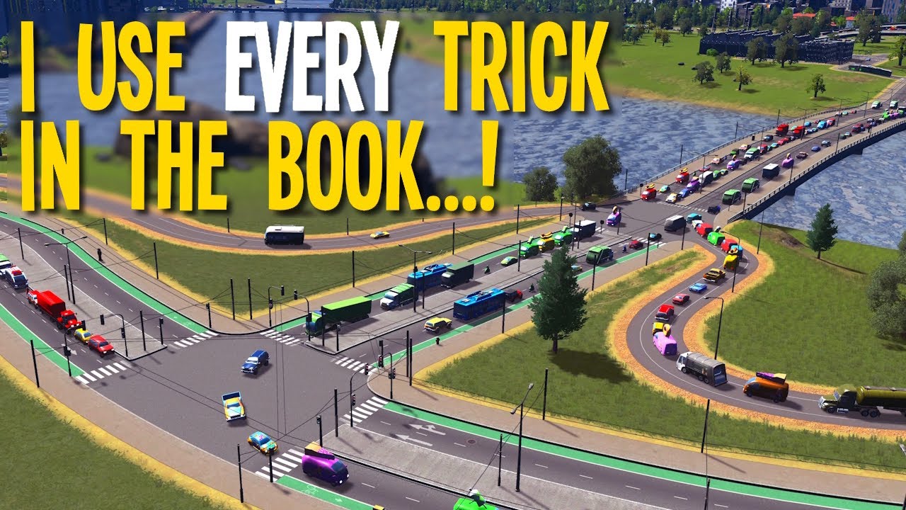 Fix the Traffic with NO MODS They Said…. (Cities Skylines)