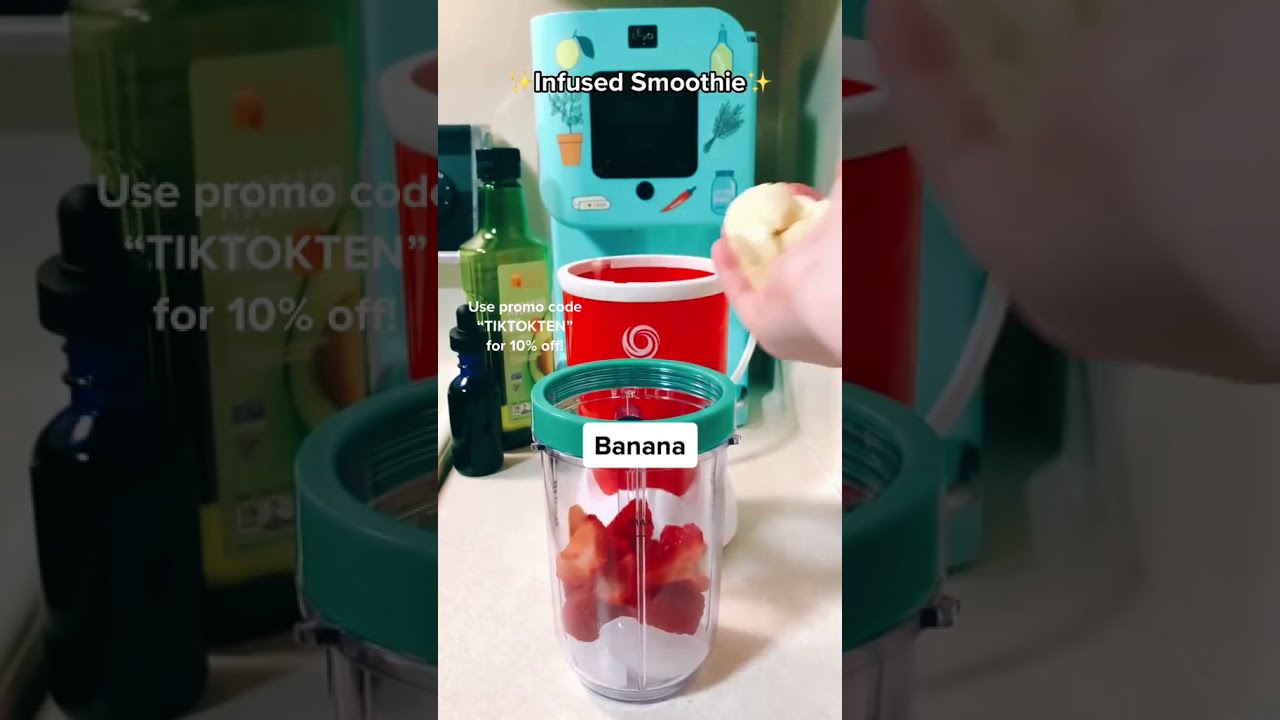 Cannabis Infused Banana Berry Smoothie | #Weed Infused Banana Berry Smoothie #Shorts