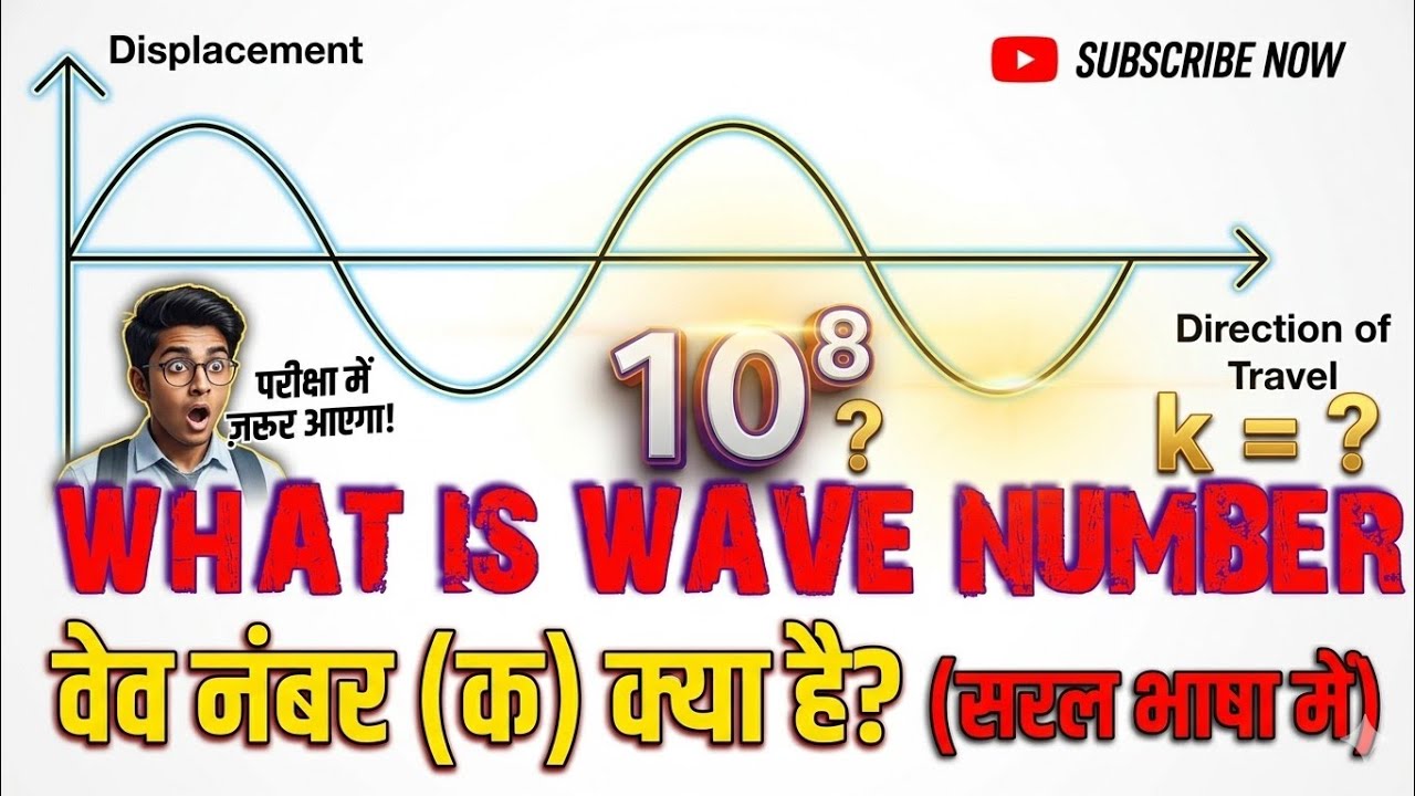 WHAT IS WAVE NUMBER IN HINDI? WAVE NUMBER IN PHYSICS