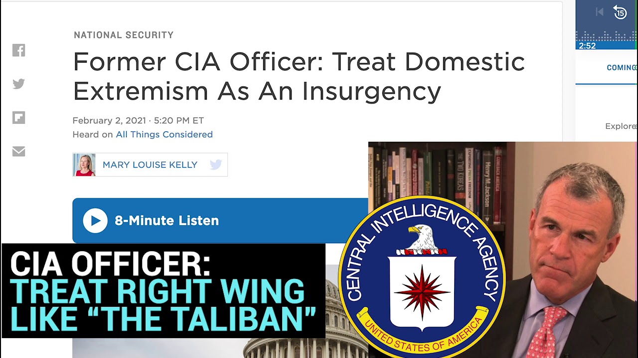 CIA Officer Robert Grenier: Treat Right Wing like Taliban