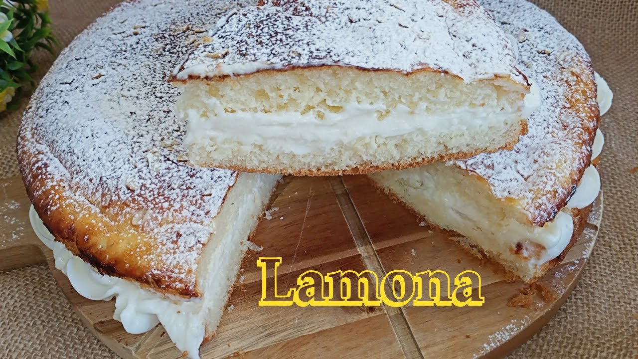 👌أحسن من هذه الوصقة تع لامونة قطنية ماكانش 😍جربوها و ردوو لي الخبر Lamouna ou tarte Tropézienne