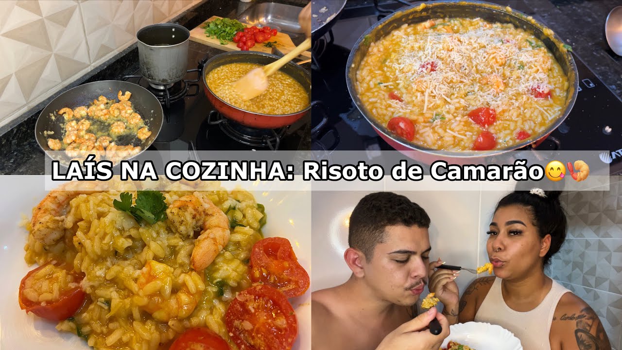 LAÍS NA COZINHA: O Melhor RISOTO DE CAMARÃO do MUNDO 🍤✨ESPECIAL para o dia dos Pais!