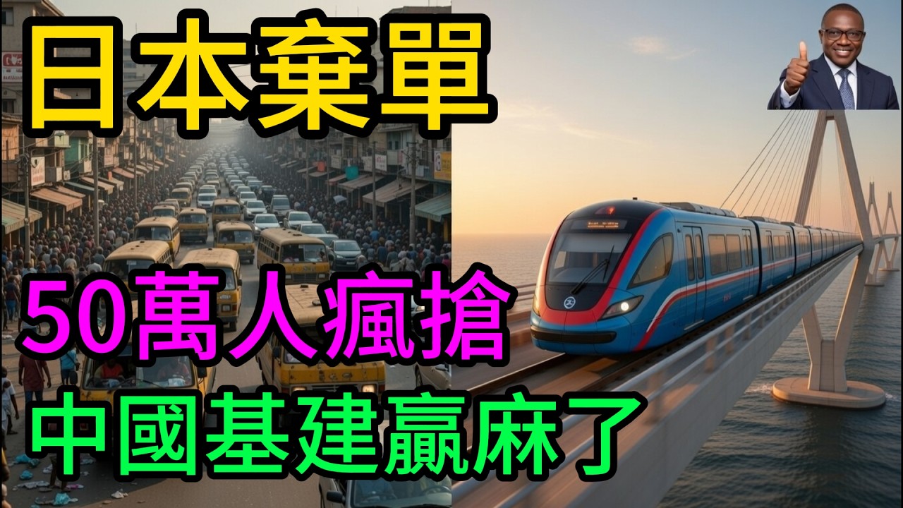 通車當天50萬人瘋搶！尼日利亞輕軌被擠爆，當地人“抱怨”：中國修得太好，就是車太短！日本當年看不起，現在腸子都悔青了！#中國基建#一帶一路#尼日利亞#拉各斯輕軌#基建狂魔#中國製造#大國重器#中非合作