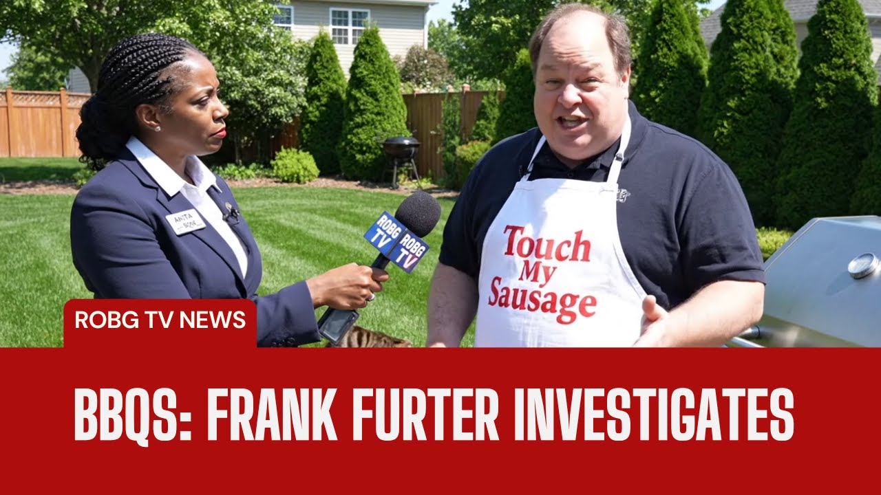 BBQ: Smoke, Sweat, and Slight Food Poisoning | Frank Furter Reports for ROBG TV Comedy News 😂
