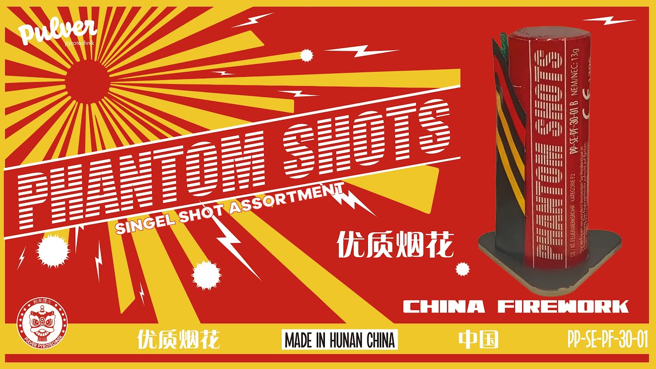 Pulver Pyrotechnik Phantom Shots // PP-SE-PF-30-01