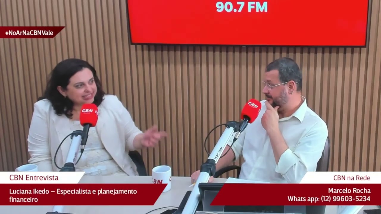 Como reorganizar as finanças e planejar 2026 | Luciana Ikedo ao vivo na CBN Vale (08/01/2026)