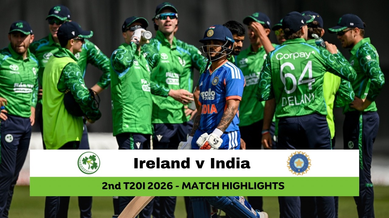 Ireland v India | 2nd T20I, 2026 | Match Highlights | Ireland won by 1 run