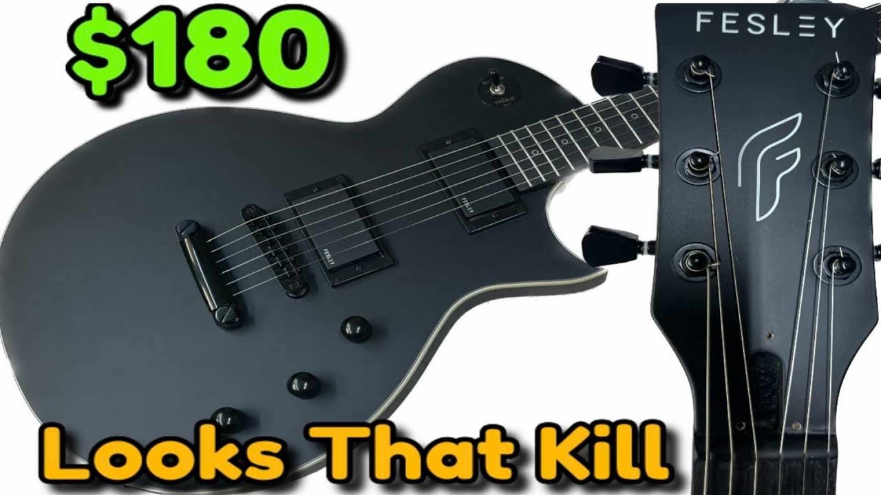 Гитара в стиле Les Paul от Fesley! Написано, что это модель «DELUXE», НО ТАК ЛИ ЭТО?