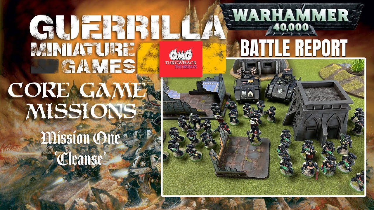 Warhammer 40k - 3rd Edition Battle Report - Codex: Space Marines vs. Codex: Orks 'Cleanse'