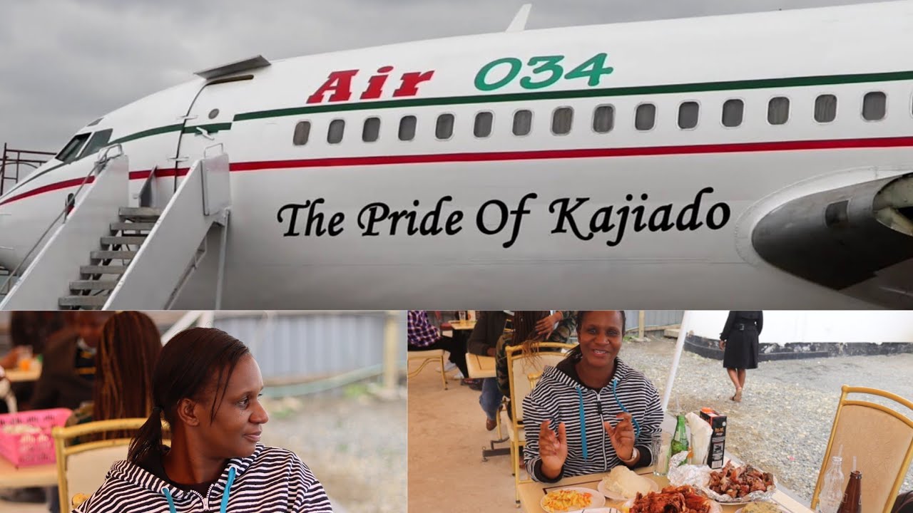 034 lounge, airplane turned to a restaurant.Kajiado county(Kenya)