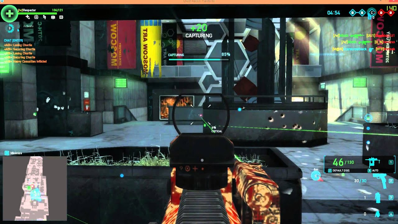 Ghost Recon Phantoms - 62 kills on Nukes [CBJ-MS-H SV ONI] [FullHD]
