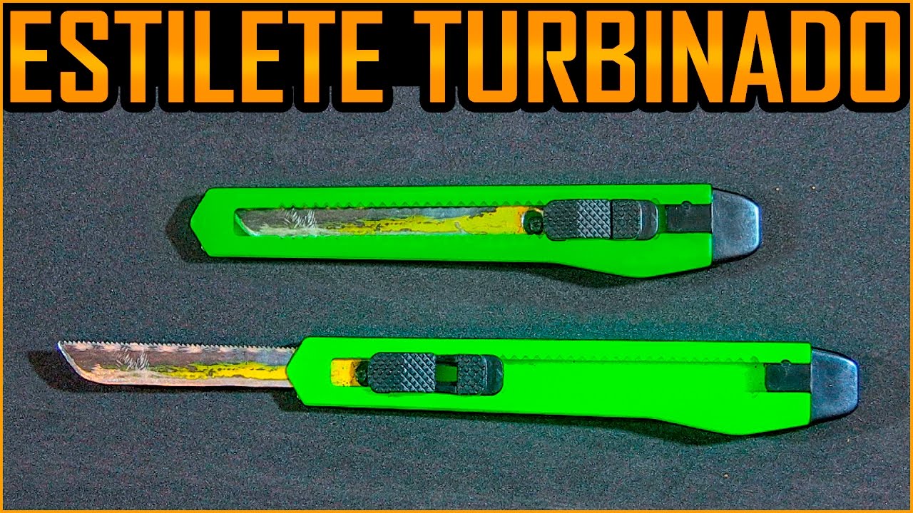 Estilete Turbinado com Serra Fácil de Fazer!