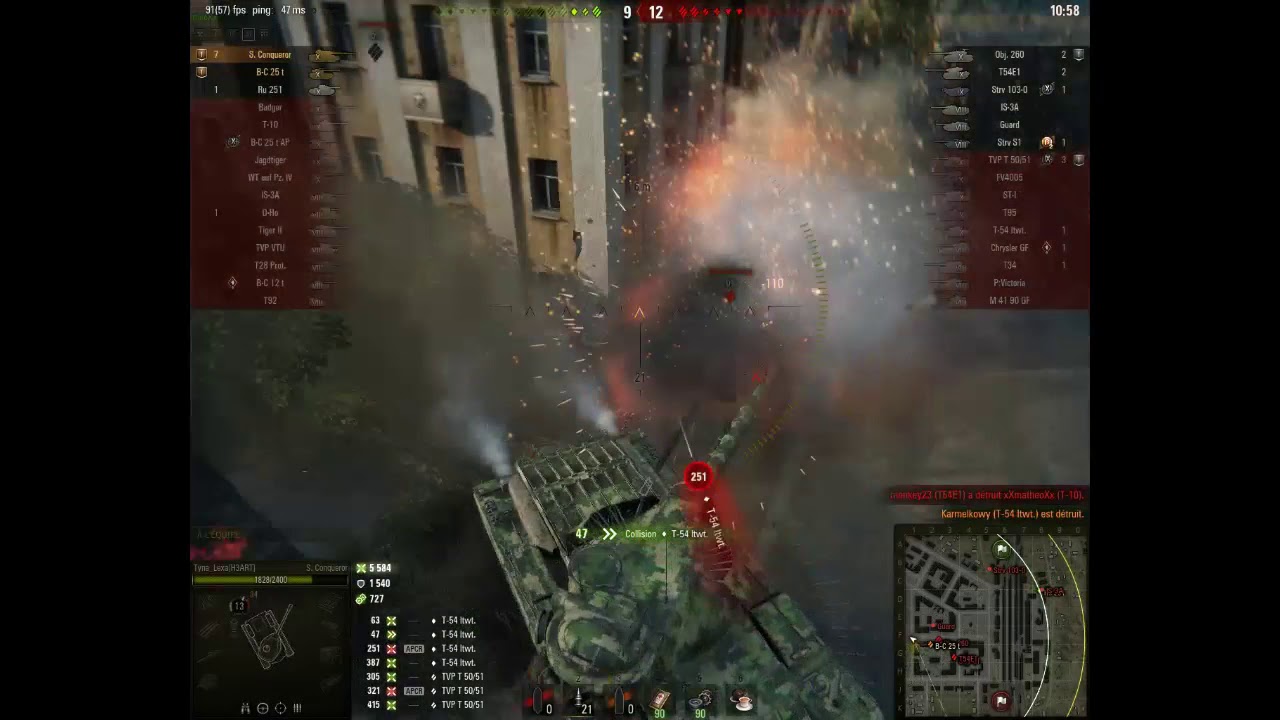 World of Tank - heavy tank - Super Conqueror - ensk - ACE Tanker - 13 kills