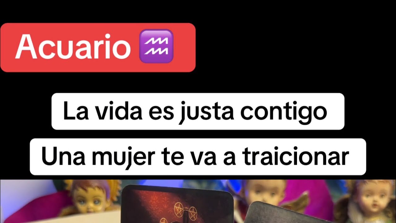 ACUARIO | UNA PERSONA TRAICIONERA VUELVE A ACERCARSE TENGA CUIDADO NO LE CREAS - SE VIENEN DRAMAS 