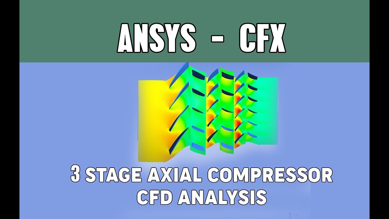 Multistage axial compressor analysis | Ansys CFX