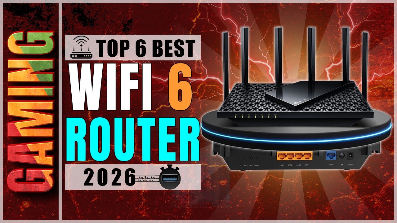 Топ-6 лучших игровых Wi-Fi роутеров 2026 года | Сверхвысокая скорость, низкая задержка и професси...