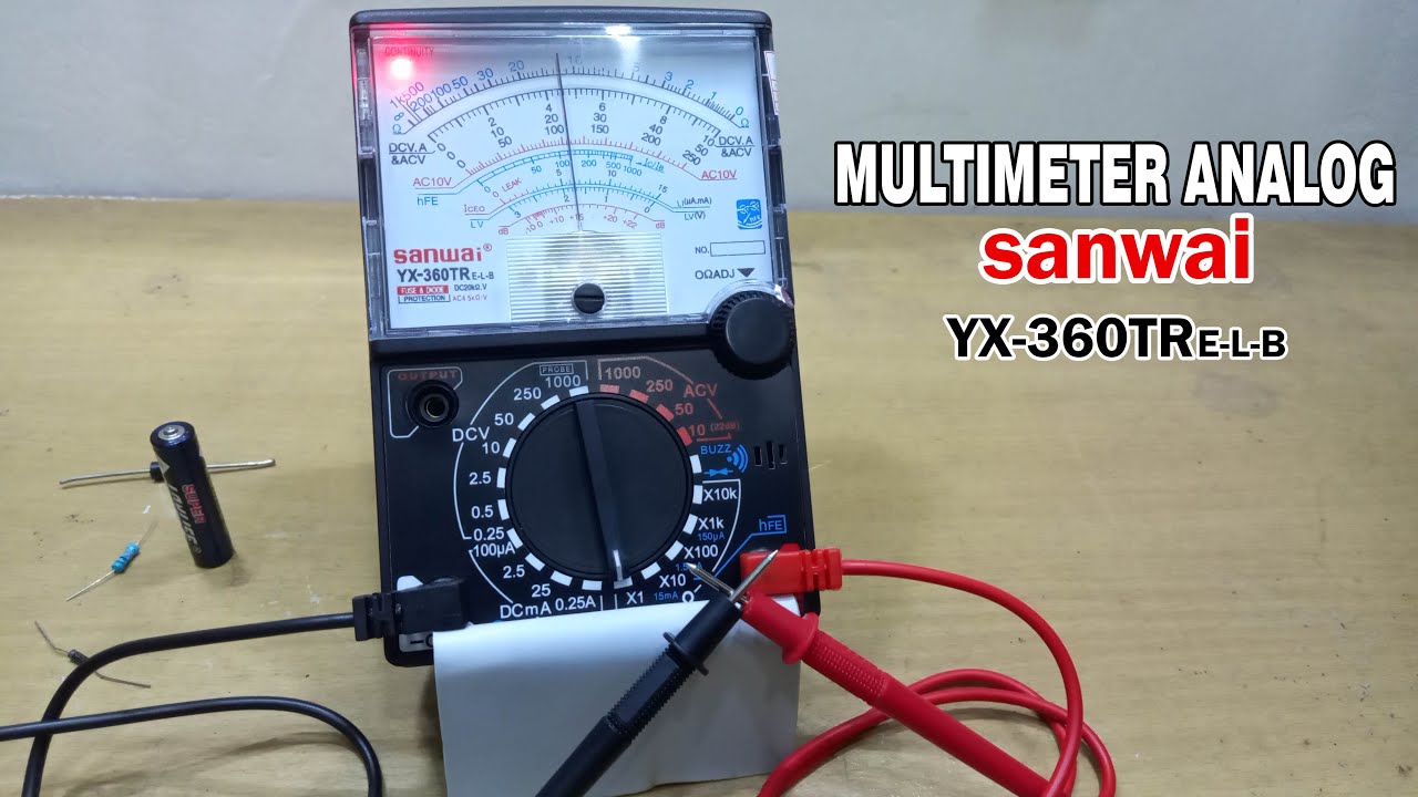 Menggunakan Multitester sanwai YX 360TR E-L-B //  Berbagi Cerita Multimeter