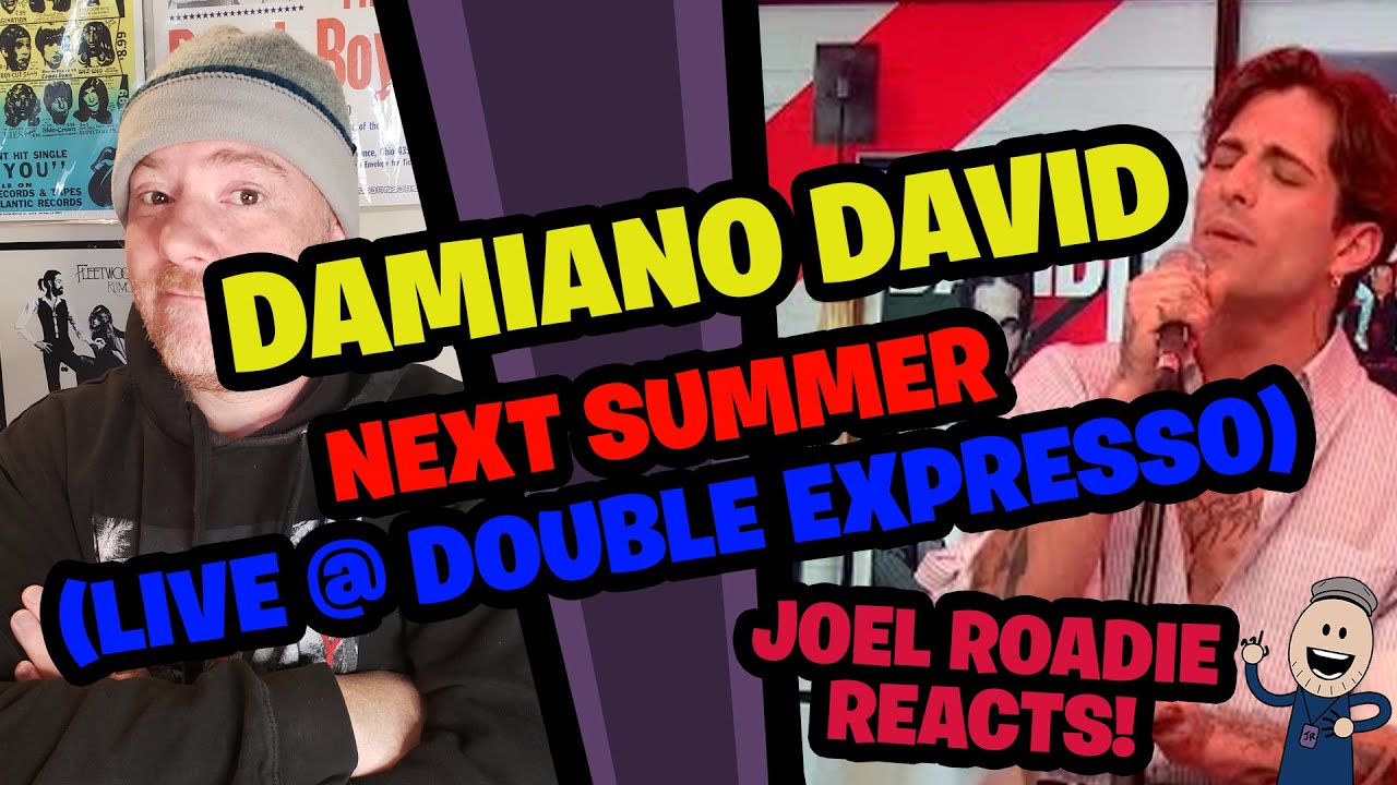 Дамиано Дэвид | Концерт Next Summer Live @doubleexpresso - Реакция Roadie