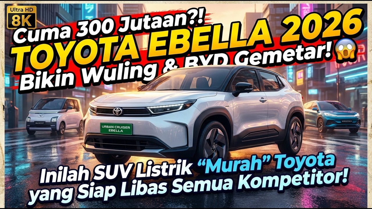 TOYOTA EBELA 2026 Inilah SUV Listrik 'Murah' Toyota yang Siap Libas Semua Kompetitor!