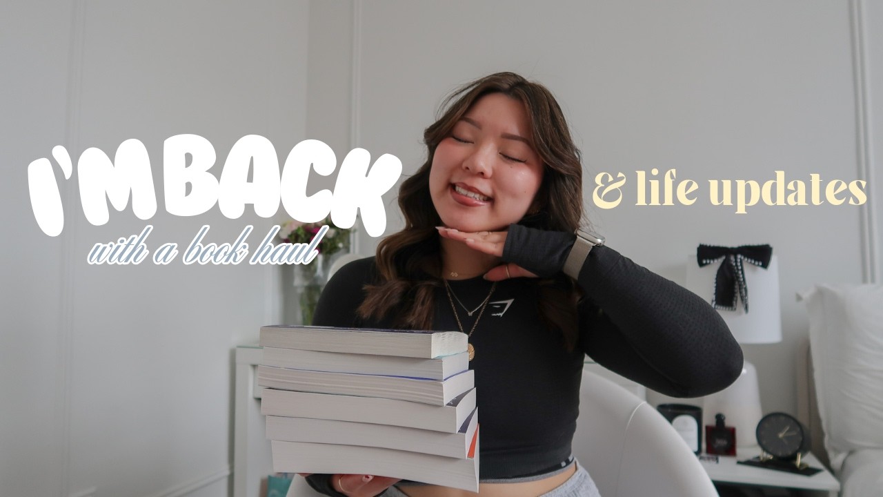 i am back 🫶🏼🍋🌻 first book haul of 2025 & life updates