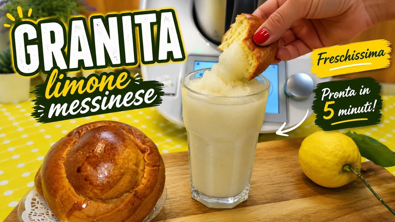 Granita limone messinese per bimby TM7 TM6 TM5 TM31 TM21