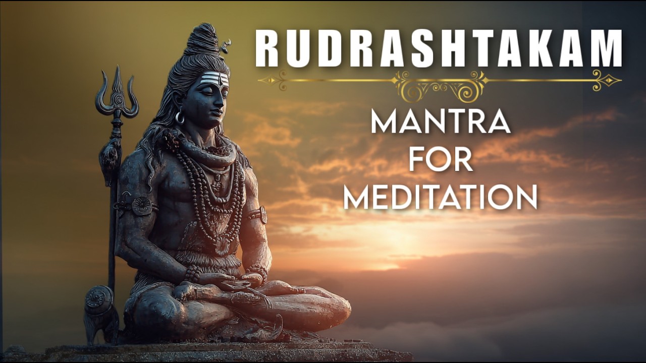 Rudrashtakam Mantra for MEDITATION| Powerful Shiva Stotram for Peace & Protection | for BEST SLEEP