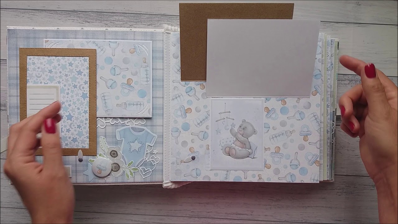 ALBUM DLA CHŁOPCA Z KOLEKCJI MOMMY'S HERO SCRAP MIR